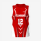 Custom Men's Red Lacrosse Pinnie