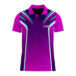 Basketball Polo Shirt in Purple RSBPS-008 - K2 Sportswear | Custom Sports Uniforms & Apparels - K2 Sportswear