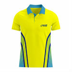 Basketball Polo Shirt in Yellow RSBPS-003 - K2 Sportswear | Custom Sports Uniforms & Apparels - K2 Sportswear