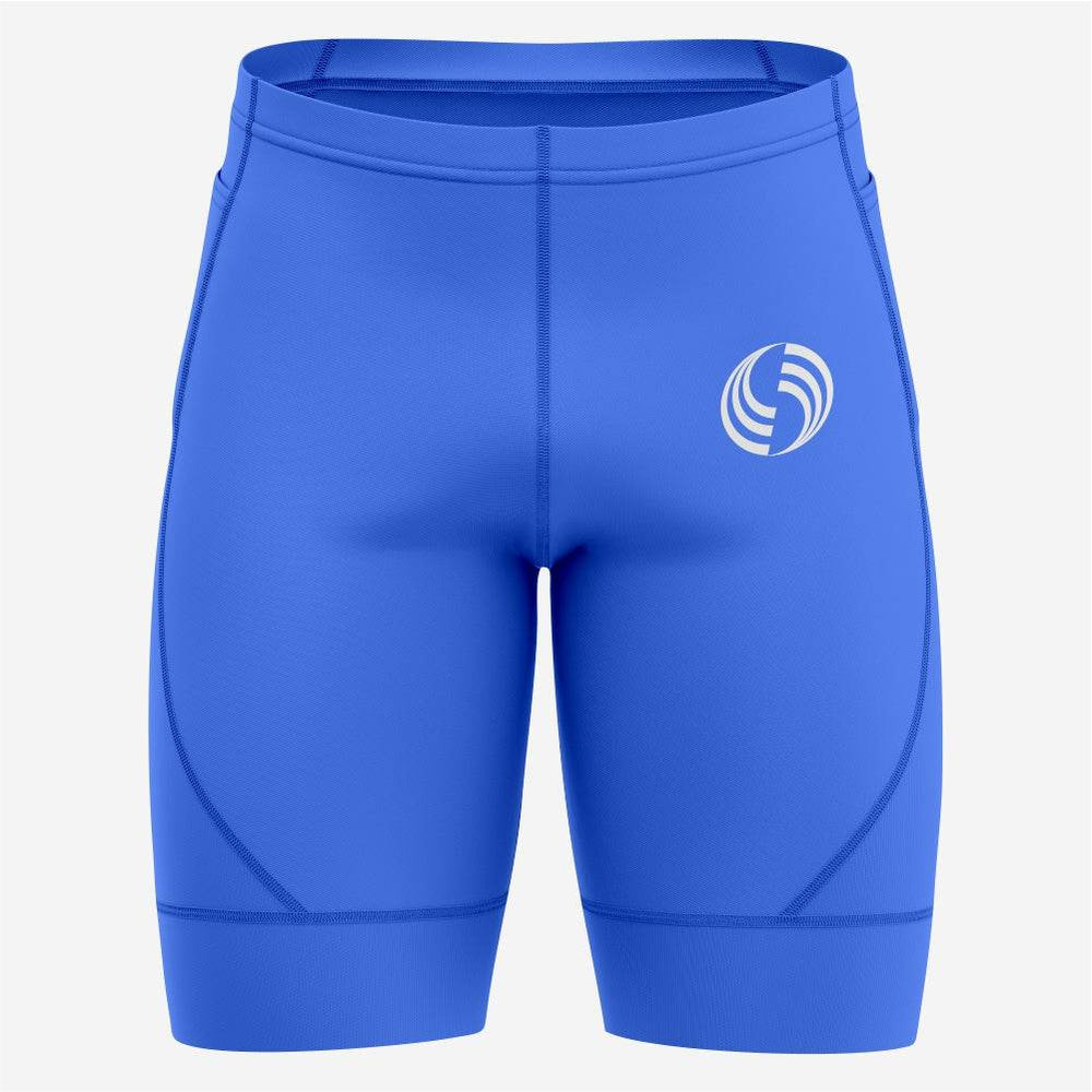 Königsblaue, personalisierte Herren-Radsporthose – K2 Sportswear
