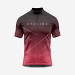Premium Men's Cycling Short Sleeve Jersey in Deep Burgundy - K2 Sportswear | Custom Sports Uniforms & Apparels - K2 Sportswear