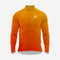Men’s Long Sleeve Cycling Jersey – Red-Orange, Pro Performance