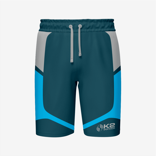 Custom Wrestling Regular Shorts in Bondi Blue - K2 Sportswear | Custom Sports Uniforms & Apparels - K2 Sportswear