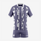 Personalized Rugby Jersey & Shorts Set in Davy Grey