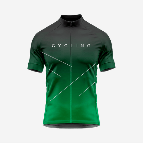 Men’s Cycling Short Sleeve Jersey Performance Road Bike Apparel - Dark Green - K2 Sportswear | Custom Sports Uniforms & Apparels - K2 Sportswear