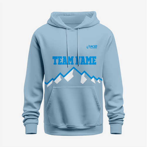 Sky/Blue Custom Wrestling Hoodie – Personalized Team Gear - K2 Sportswear | Custom Sports Uniforms & Apparels - K2 Sportswear