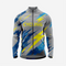 Breathable Men’s Dark Gray Long Sleeve Cycling Jersey with Pockets