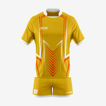 Custom Orange/Gold Rugby Gear for Your Team - K2 Sportswear | Custom Sports Uniforms & Apparels - K2 Sportswear