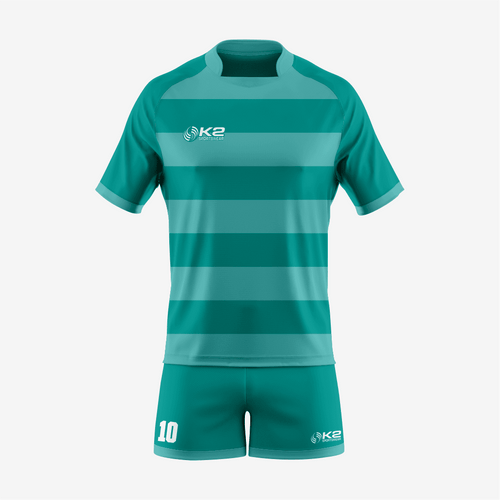 Custom Rugby Uniform Set in Bondi Blue - K2 Sportswear | Custom Sports Uniforms & Apparels - K2 Sportswear