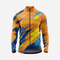 Men’s Brown Pink Long Sleeve Bike Jersey for Road Cycling