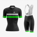 Personalized Women's Cycling Kit – Green/Grey/Black - K2 Sportswear | Custom Sports Uniforms & Apparels - K2 Sportswear