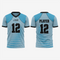 Custom Bondi Blue Football Fan Jersey for Men & Women