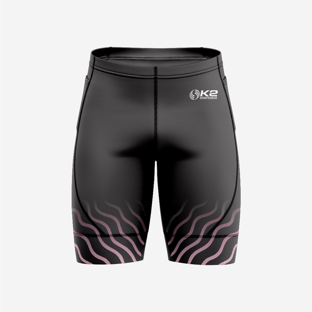 Herren-Biker-Radhose Schwarz Premium Gepolsterte Radhose für Radfahrer