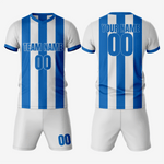 Comfortable White and Blue Soccer Gear for Teams - K2 Sportswear | Custom Sports Uniforms & Apparels - K2 Sportswear
