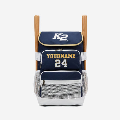 Custom Baseball Bag - Personalized Baseball Equipment Bag Team Name & Logo