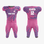 Custom American Football Uniform in Pale Red Violet - K2 Sportswear | Custom Sports Uniforms & Apparels - K2 Sportswear