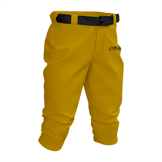 High-Performance Golden Brown Baseball Knicker Pant for Athletes