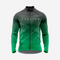 Men’s Dark Green Long Sleeve Cycling Jersey for Road Riders