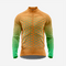 Men's Long Sleeve Cycling Jersey| Breathable Hex Print Bike Jersey