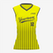 Custom Softball Sleeveless V Neck Jersey – Yellow