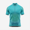 Men’s Turquoise Short Sleeve Cycling Jersey for Road and Racing
