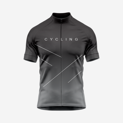Dark Gray Performance Cycling Jersey and Shorts Set