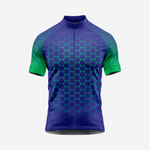 Herren Radtrikot mit Wabenmuster | Kurzarm-Performance-Fahrradshirt