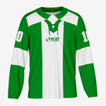 Green Custom Ice Hockey Jersey – Team Wear - K2 Sportswear | Custom Sports Uniforms & Apparels - K2 Sportswear