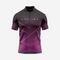 Premium Men's Cycling Short Sleeve Jersey in Dark Purple