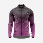 Men’s Dark Purple Long Sleeve Cycling Jersey for Road Riders - K2 Sportswear | Custom Sports Uniforms & Apparels - K2 Sportswear