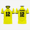 Custom Football Fan Jersey - Yellow