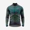 Black Men’s Long Sleeve Cycling Jersey Durable Bicycle Jerseys Mens
