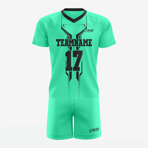 Personalized Paris Green Lacrosse Uniform – Pro Fit - K2 Sportswear | Custom Sports Uniforms & Apparels - K2 Sportswear