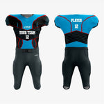 Custom Black/Blue American Football Jersey/Kit – Unisex - K2 Sportswear | Custom Sports Uniforms & Apparels - K2 Sportswear