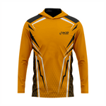 Basktetball T-Shirt Hoodie in Orange and Black RSBH-007 - K2 Sportswear | Custom Sports Uniforms & Apparels - K2 Sportswear
