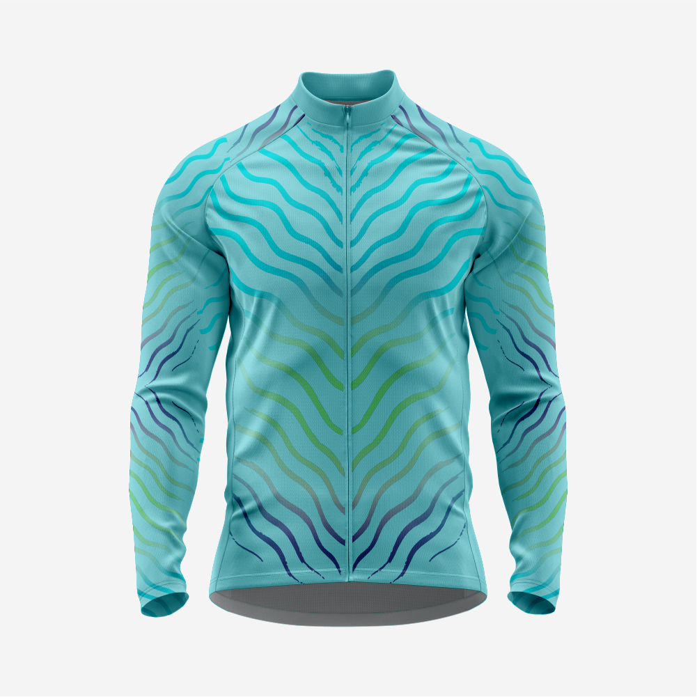 Men’s Long Sleeve Cycling Jersey Quick‑Dry Set