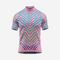 Men’s Pink Short Sleeve Cycling Jersey for Road and Racing