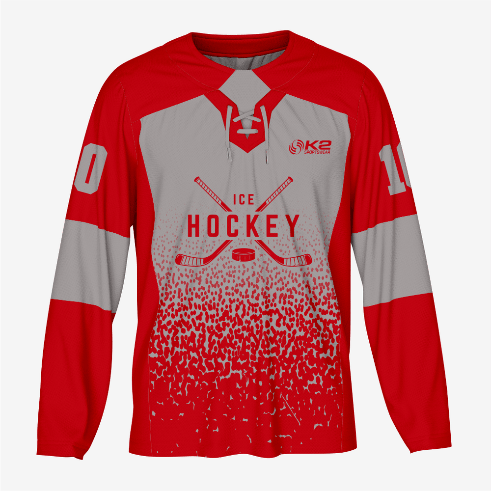 Dark Red Custom Ice Hockey Jersey – Team Wear