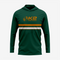 Custom Softball T-Shirt Hoodie in Dark Green for Men/Women