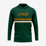 Custom Softball T-Shirt Hoodie in Dark Green for Men/Women - K2 Sportswear | Custom Sports Uniforms & Apparels - K2 Sportswear