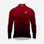 Premium Maroon and Black Men's Cycling Jersey – Long Sleeve - K2 Sportswear | Custom Sports Uniforms & Apparels - K2 Sportswear