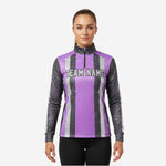 Custom Cheerleading Jersey - Purple Long Sleeve Sublimation Print
