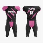 Black/Pink American Football Kit for Men/Women/Youth - K2 Sportswear | Custom Sports Uniforms & Apparels - K2 Sportswear