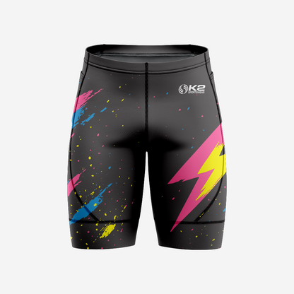 High Performance Cycling Shorts Men Black Padded