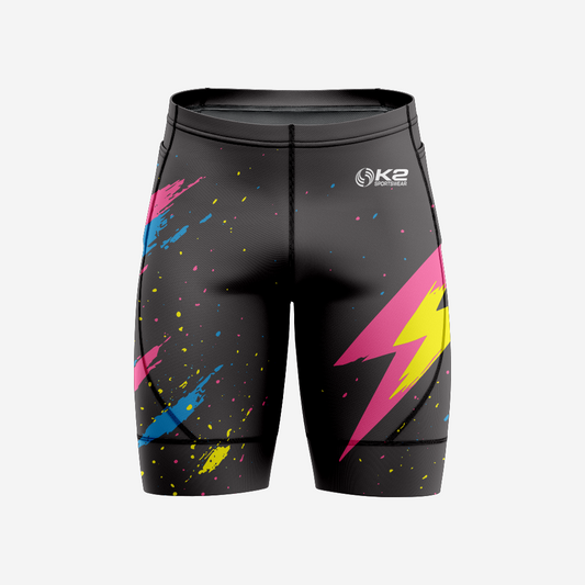 High Performance Cycling Shorts Men Black Padded