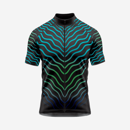 Men’s Black Short Sleeve Cycling Jersey for Road and Racing - K2 Sportswear | Custom Sports Uniforms & Apparels - K2 Sportswear