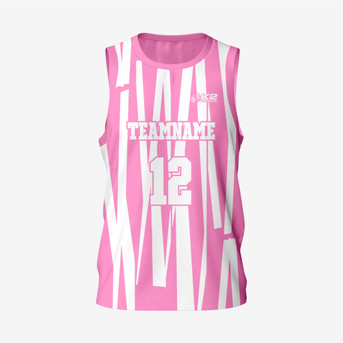 Men's Personalized Pink Lacrosse Pinnie - K2 Sportswear | Custom Sports Uniforms & Apparels - K2 Sportswear