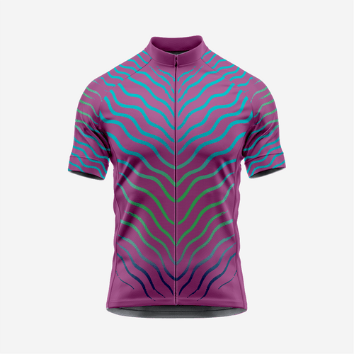 Men’s Purple Short Sleeve Cycling Jersey for Road and Racing - K2 Sportswear | Custom Sports Uniforms & Apparels - K2 Sportswear