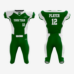 Top-Tier Green and White Football Jersey and Pant Kit - K2 Sportswear | Custom Sports Uniforms & Apparels - K2 Sportswear