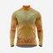 Orange Men’s Long Sleeve Cycling Jersey Durable Bicycle Jerseys Mens